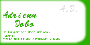 adrienn dobo business card